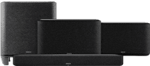 Denon Home Barre de Son 550 + Denon Home 350 Lot de 2 Noir + Denon Home Subwoofer Bundle d'enceintes à contrôler via une appli