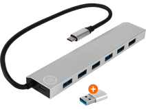 BlueBuilt 7-Poorts USB-A/C 3.0 Hub USB hub