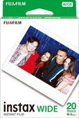 Fujifilm Instax WIDE Colorfilm Glossy (20 pièces) Cadeau : créativité