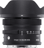 Sigma 17mm f/4 DG DN Contemporary Sony E Mount Sigma lens