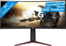 LG UltraGear 34GP63AP-B Gaming monitor met een hoge verversingssnelheid