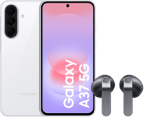 Samsung Galaxy A37 128 Go Blanc 5G + Samsung Galaxy Buds4 Noir Samsung Galaxy A37