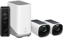 Eufycam 3 Lot de 2 + Video Doorbell Dual 2 Pro Caméra IP sans abonnement