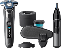 Philips Shaver Series 7000 S7887/58 + Philips Tondeuse à Nez Rasoir pour un rasage de près