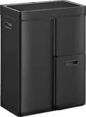 EKO Mirage Plus Sensor 30 + 2x 15L Matte Black Trio trash can