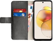Just in Case Wallet Motorola Moto G73 Book Case Zwart 