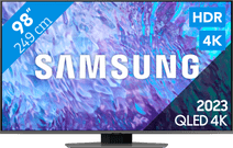 Samsung QLED 98Q80C (2023) Samsung tv met een One Remote afstandsbediening