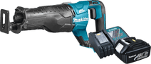 Makita DJR187ZK avec Batterie 3,0 Ah (2x) Scie récipro sans batterie