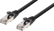 BlueBuilt Câble Réseau FTP CAT6 2 Mètres Noir Câble pour ordinateur