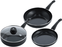 BK Brilliant Frying Pan set 24cm + 28cm + High-Sided Skillet Ceramic frying pan