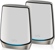 NETGEAR Orbi RBK862S 2-pack WiFi solution for working from home in a large apartment