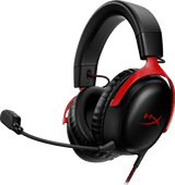 HyperX Cloud III Casque Gamer Filaire - Noir/Rouge (PC, PS5, Xbox Series X/S) Casque gamer avec son surround pour PlayStation 5