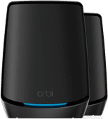 Netgear Orbi RBK862S Noir Lot de 2 Solution Wi-Fi pour streamer dans un grand appartement