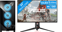 ASUS ROG G700TF-07265F084W + ASUS ROG Swift PG32UCDMR QD-OLED Gaming PC met NVIDIA GeForce RTX 5000 serie videokaart