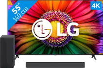 LG 55UR80006LJ (2023) + Soundbar Tv voor standaard tv kijken