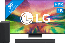 LG 50QNED816RE (2023) + Barre de Son TV LG avec technologie Nano Cell