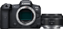 Canon EOS R5 + RF 50 mm f/1.8 STM Caméra Canon pour vlogs