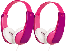 JVC HA-KD7 Rose Lot de 2 Casque audio pour enfants