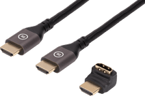 BlueBuilt HDMI Cable 4K 120Hz / 8K 60Hz Nylon 1.5m + 90° Adapter Computer cable