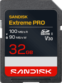 SANDISK Extreme PRO SDHC 32GB 90MB/s Geheugenkaart