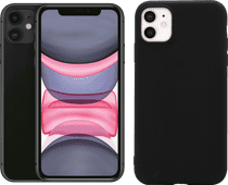 Refurbished iPhone 11 128GB Black (Lightly used) + BlueBuilt Back Cover Black Buy refurbished products with an EcoCheque