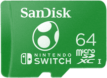 SanDisk MicroSDXC Extreme Gaming 64GB Yoshi (Nintendo licensed) Nintendo Switch geheugenkaart