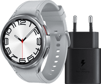 Samsung Galaxy Watch 6 Classic 4G Silver 47mm + Samsung Charger 