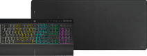 CORSAIR K55 Pro Gaming Keyboard AZERTY + BlueBuilt Gaming Mouse Pad XL 