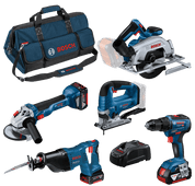 Bosch Professional 5 Toolkit 18 V 0615990N39 Set Combiné Set combiné sur batterie