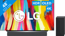 LG OLED48C24LA + Soundbar TV and soundbar bundle