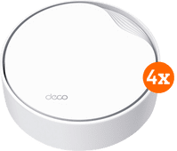 TP-Link Deco X50 Mesh WiFi 6 PoE 4-pack WiFi solution for working from home in a townhouse