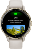 Garmin Venu 3S Goud/Wit Garmin smartwatch
