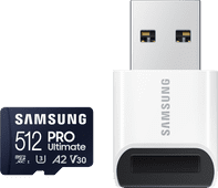 Samsung microSDXC PRO Ultimate 512GB 130MB/s + USB Reader 