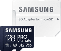 Samsung PRO Ultimate 128 Go (2023) microSDXC + Adaptateur SD Carte Micro SD pour smartphone