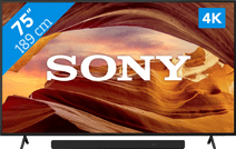 Sony KD-75X75WL (2023) + Soundbar Televisie uit 2023