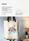 Cricut Printable Iron-On for Light Fabrics A4 (5 Sheets) Material for Cricut Explore Air 2 cutting machine