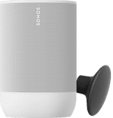 Sonos Move 2 White + Wall Hook Black Water-resistant wireless Sonos speakers