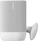 Sonos Move 2 White + Wall Hook White Water-resistant wireless Sonos speakers