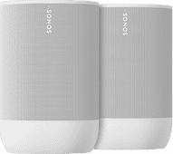 Sonos Move 2 wit Duopack Smart speaker met ingebouwde spraakassistent