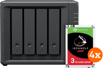 Synology DS423+ + Seagate Ironwolf 12TB (4x3TB) NAS bundel