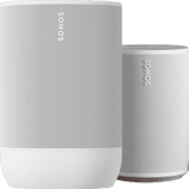Sonos Move 2 wit + Era 100 wit Smart speaker met ingebouwde spraakassistent