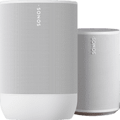 Sonos Move 2 Blanc + Era 100 Blanc Enceinte sans fil résistante à l'eau Sonos