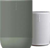 Sonos Move 2 Groen + Era 100 wit Waterbestendige slimme speaker