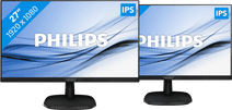 2x Philips 273V7QDAB Monitor bundel