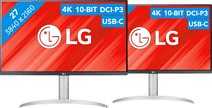 2x LG 27UP850N-W Bundle d'écrans PC 27 pouces