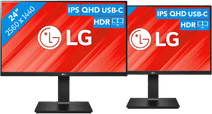 LG 24QP750 Duo Pack Medium-sized Quad HD monitor (23 - 25 inches)