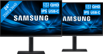 2x Samsung LS24A600UCUXEN Monitor bundle