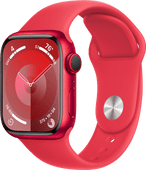 Apple Watch Series 9 41mm (PRODUCT)RED Aluminium Sportband M/L Laatste kans