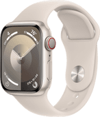 Apple Watch Series 9 4G 41mm Starlight Aluminium Sportband S/M Laatste kans