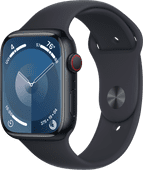 Apple Watch Series 9 4G 45mm Midnight Aluminum Sport Band S/M Apple Watch 4G (Cellular)